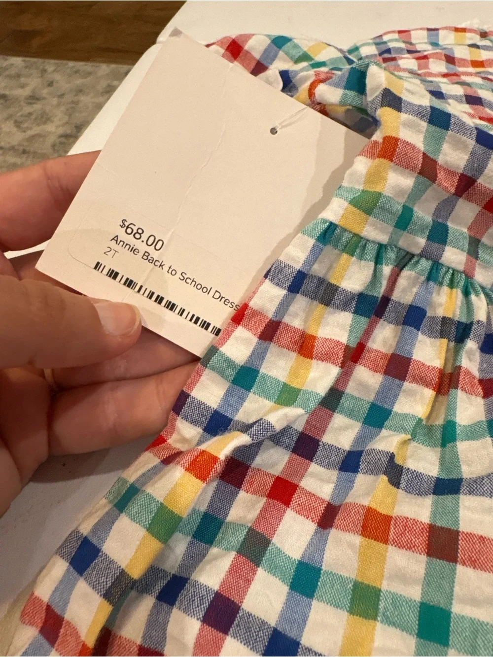Plaid Dress // 2T // NWT